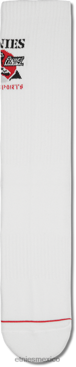 Calcetines deportivos blancos Rebel de Etnies LP80X830 Etnies blanco