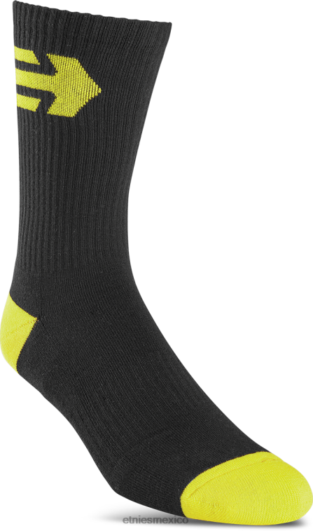 calcetín directo negro/amarillo etnies LP80X837 Etnies amarillo negro