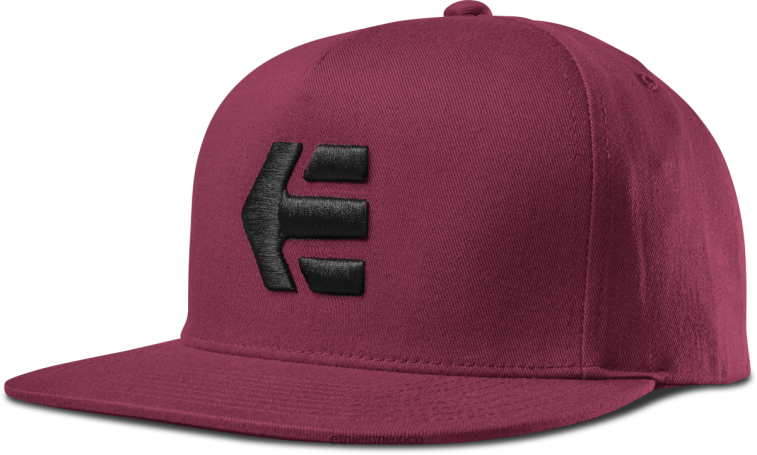 Etnies gorra snapback burdeos icon LP80X152 Etnies borgoña