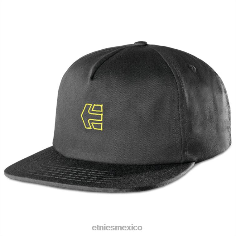 etnies icon gorra strapback negro/amarillo LP80X249 Etnies amarillo negro