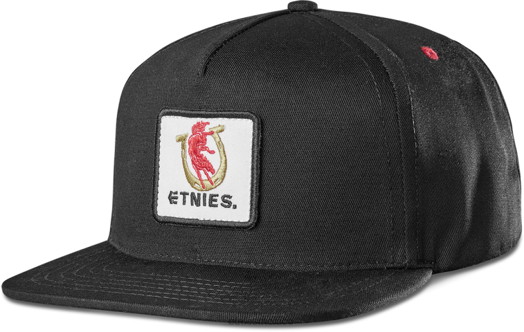 gorra snapback potro 45 negro etnies LP80X822 Etnies negro