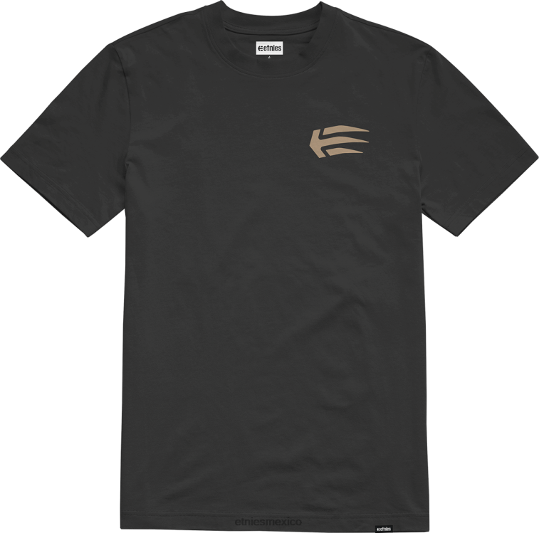 Camiseta joslin negra tostado de etnies LP80X110 Etnies negro-bronceado