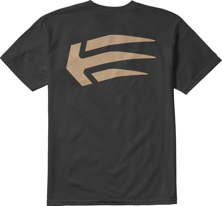 Camiseta joslin negra tostado de etnies LP80X110 Etnies negro-bronceado