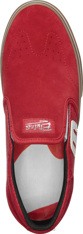 marana slip x rad etnies rojo/blanco LP80X721 Etnies rojo/blanco/goma