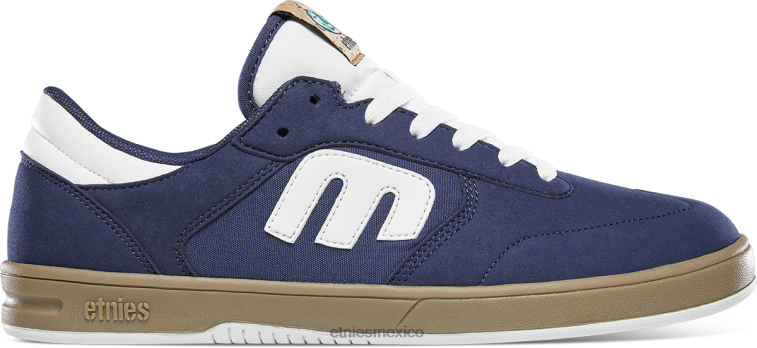 windrow x día de la tierra azul/blanco etnies LP80X654 Etnies azul/blanco/goma