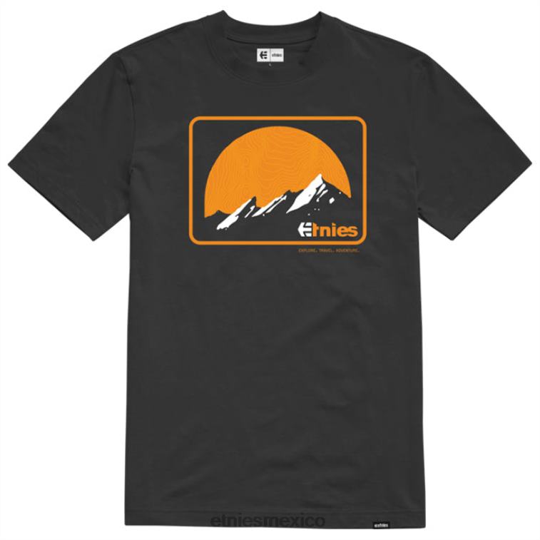 camiseta etnies mtn ss negro/naranja LP80X321 Etnies negro/naranja