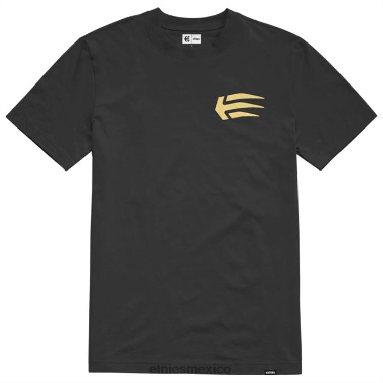 Camiseta etnies joslin ss negro/dorado LP80X365 Etnies oro negro