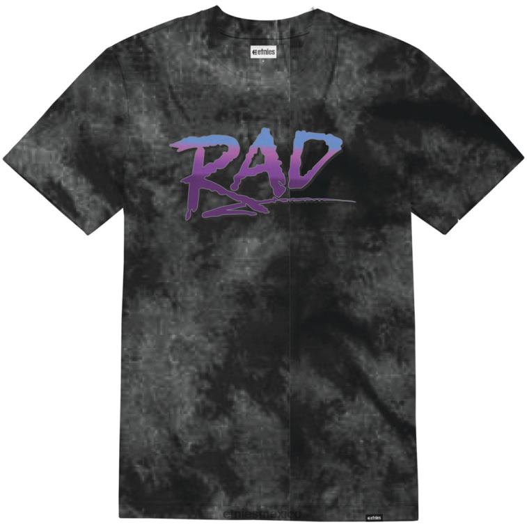 Camiseta etnies rad wash negro/morado LP80X438 Etnies negro/morado