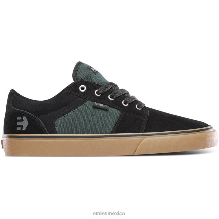 barcaza ls negro/verde/goma LP80X398 Etnies negro/verde/goma