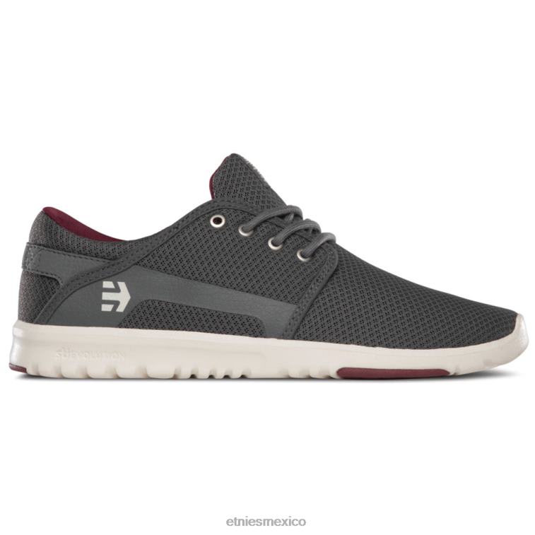 etnies scout gris/rojo/blanco LP80X445 Etnies gris/rojo/blanco
