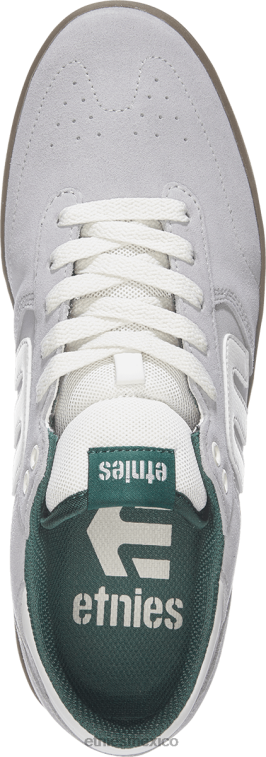 etnies en hileras de goma gris-blanca LP80X54 Etnies gris-blanco-goma
