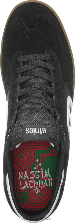 etnies negro-goma-blanco hilera nassim lachhab LP80X56 Etnies negro-goma-blanco