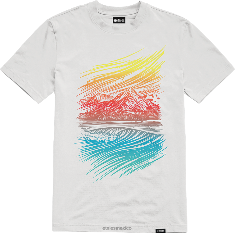 Camiseta blanca RP Scenic de Etnies LP80X749 Etnies blanco