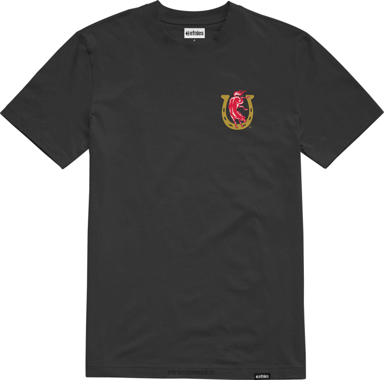 Camiseta con herradura etnies colt 45 negra LP80X758 Etnies negro