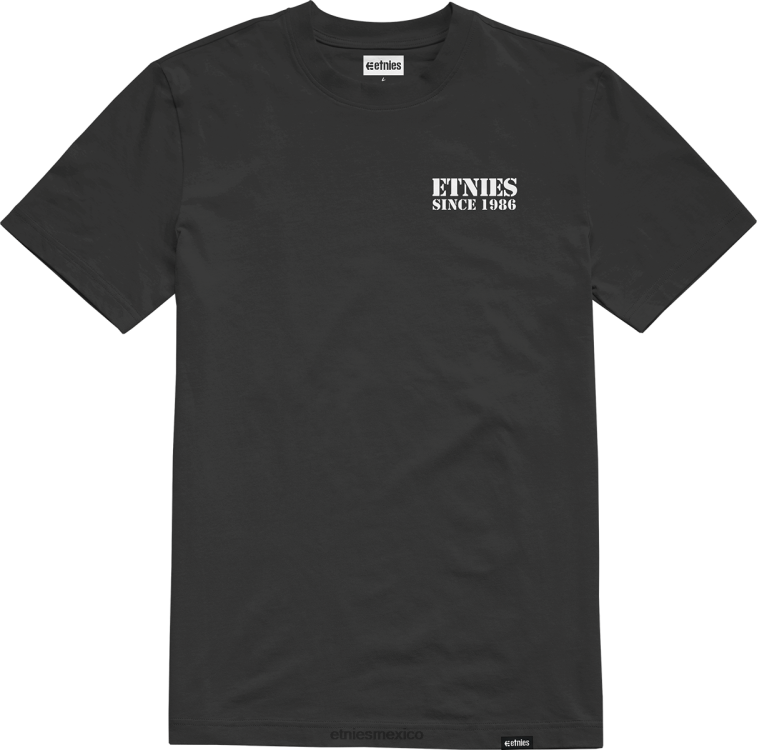 Camiseta deportiva negra Rebel de Etnies LP80X779 Etnies negro