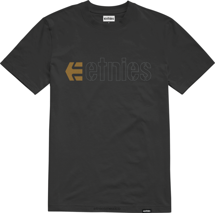 Camiseta etnies ecorp negro chicle LP80X104 Etnies goma negra