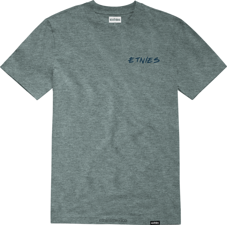Camiseta etnies oliva/brezo rp con ondas circulares LP80X752 Etnies oliva/brezo