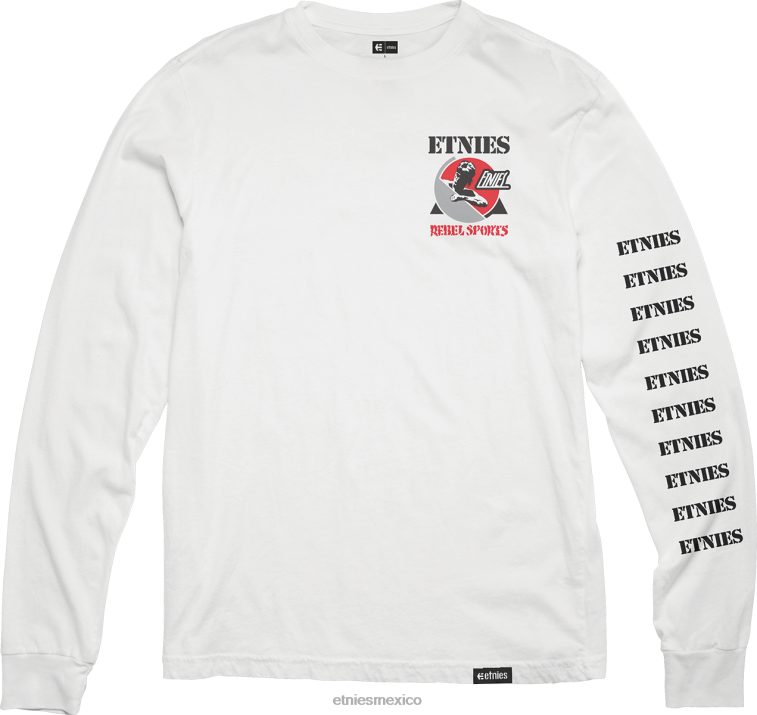 Camiseta etnies white rebel sports sport l/s LP80X782 Etnies blanco