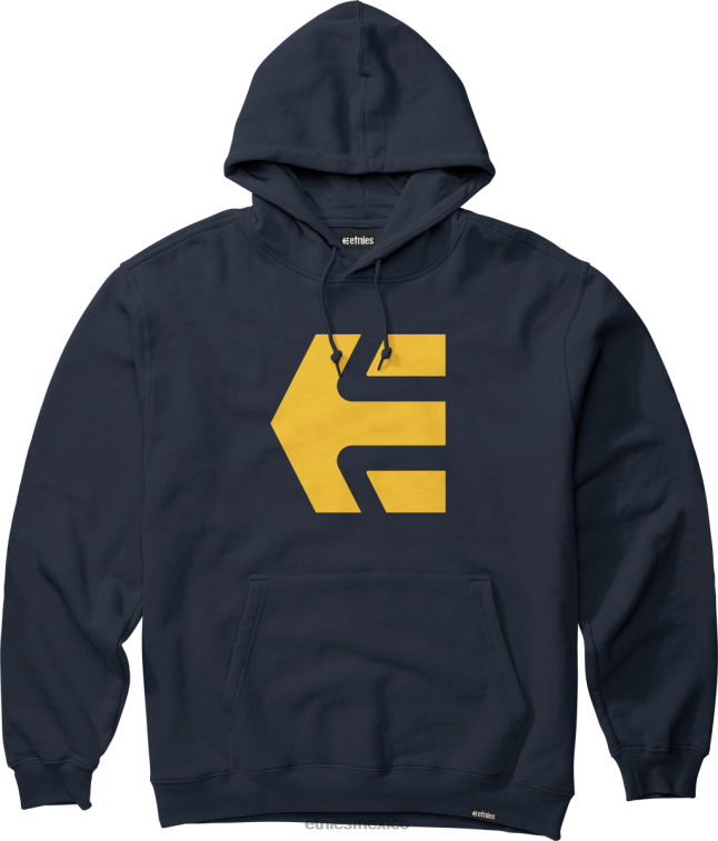 Jersey con icono clásico azul marino y amarillo de Etnies LP80X92 Etnies amarillo marino