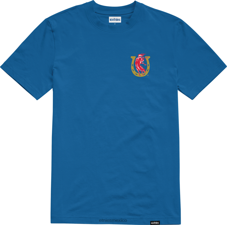 camiseta colt 45 herradura azul etnies LP80X759 Etnies azul