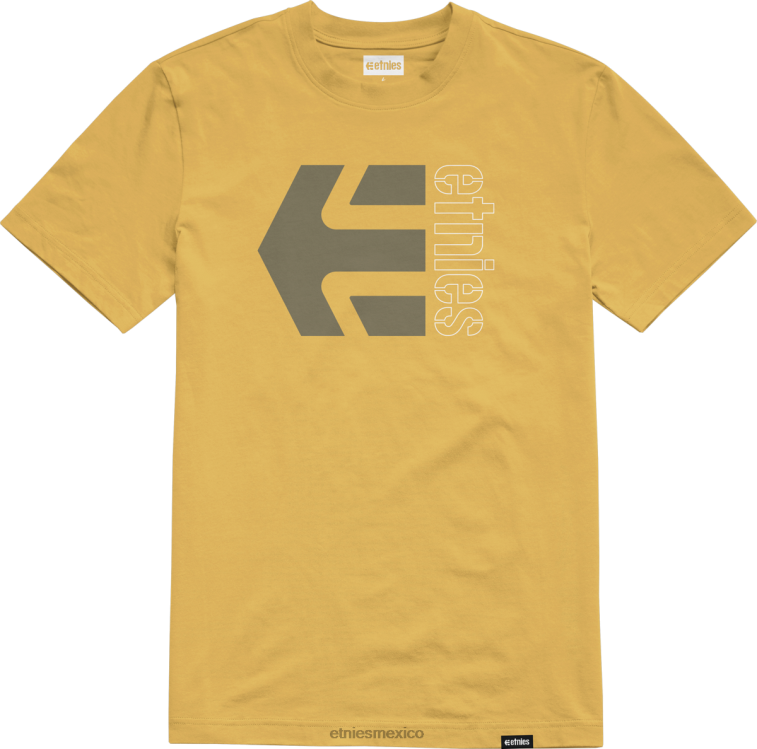 camiseta combinada mostaza etnies corp LP80X119 Etnies mostaza