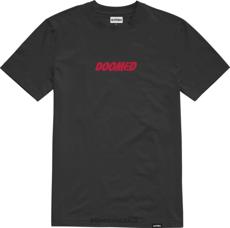 camiseta con lavado condenado etnies negro LP80X793 Etnies negro