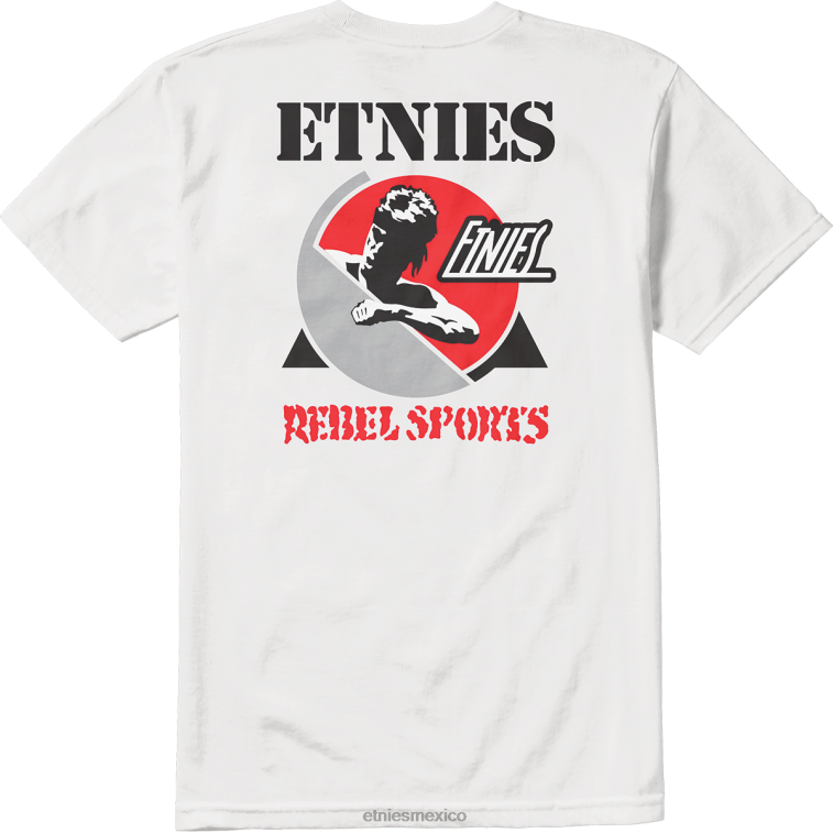 camiseta deportiva rebel blanca etnies LP80X780 Etnies blanco
