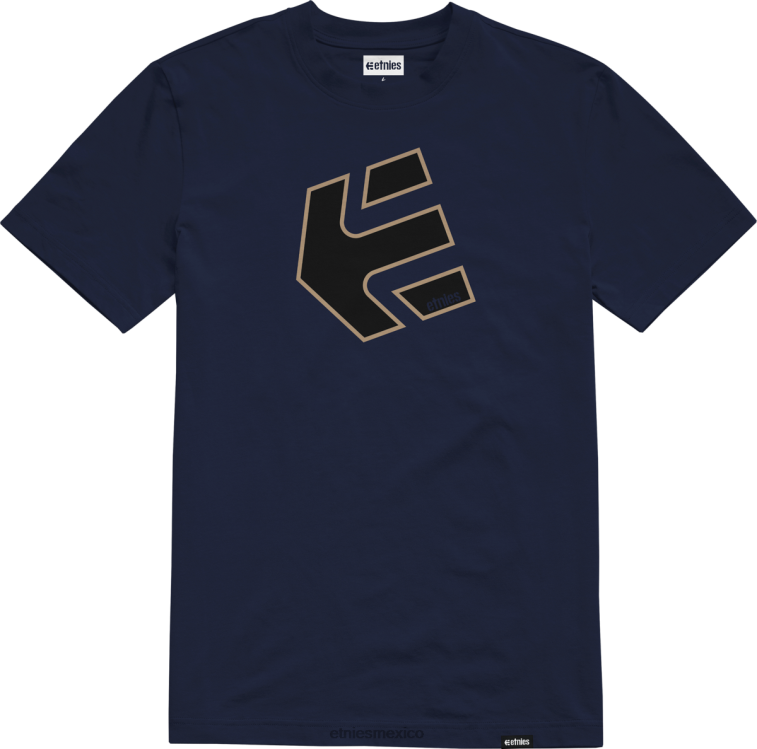 camiseta etnies azul marino/negro LP80X728 Etnies azul marino/negro