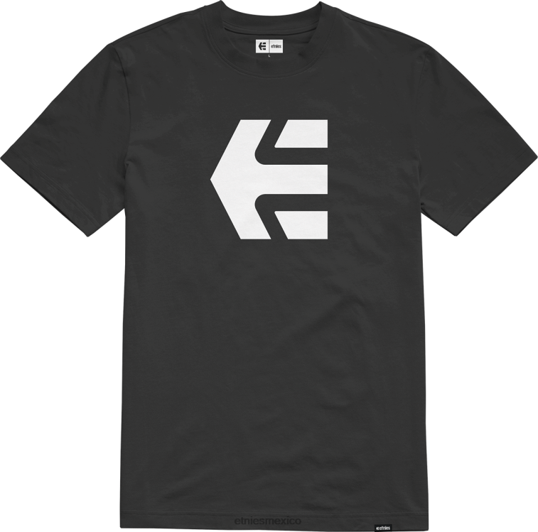 camiseta etnies icon blanco y negro LP80X101 Etnies blanco negro