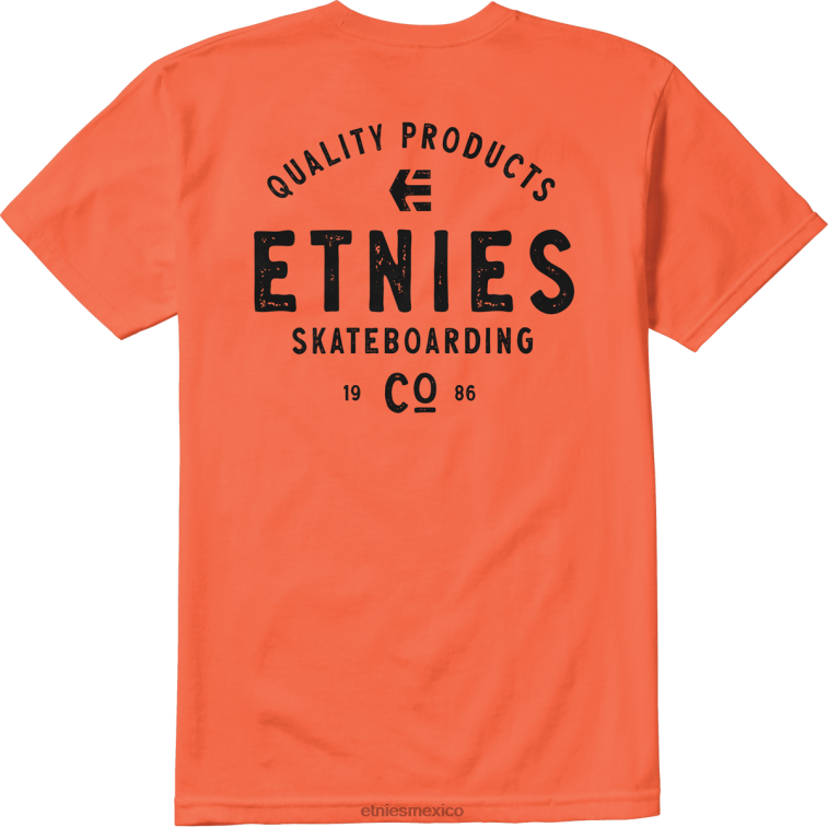 camiseta etnies skate co naranja LP80X121 Etnies naranja