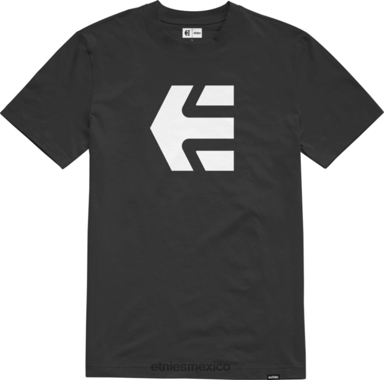camiseta infantil icon etnies blanco-negro LP80X201 Etnies blanco negro