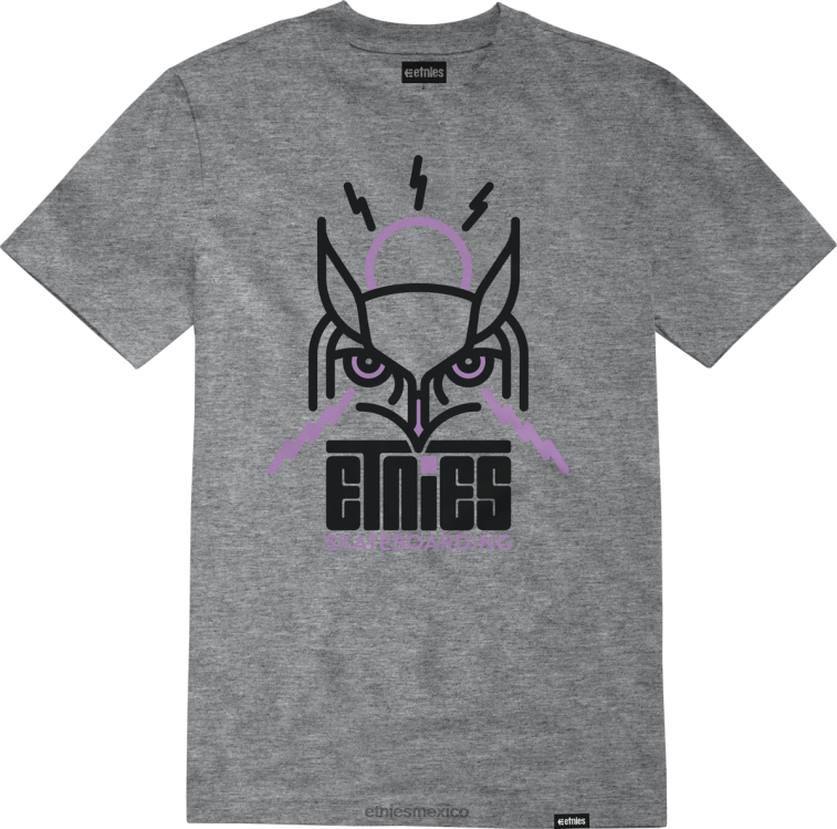 camiseta jw owl gris/brezo etnies LP80X783 Etnies gris/brezo