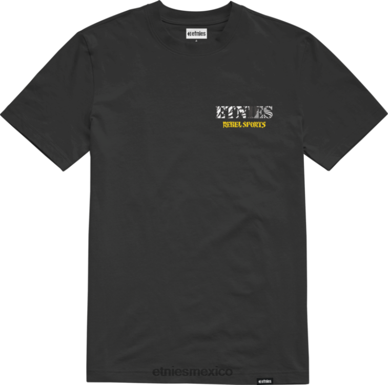 camiseta retro rebel sports negro etnies LP80X792 Etnies negro