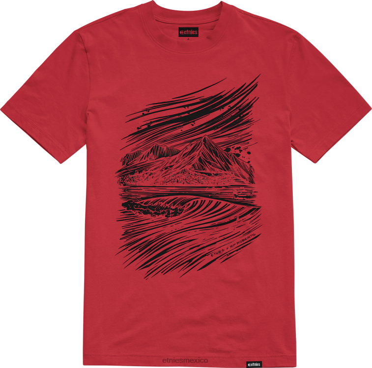 camiseta rp Scenic etnies roja LP80X751 Etnies rojo