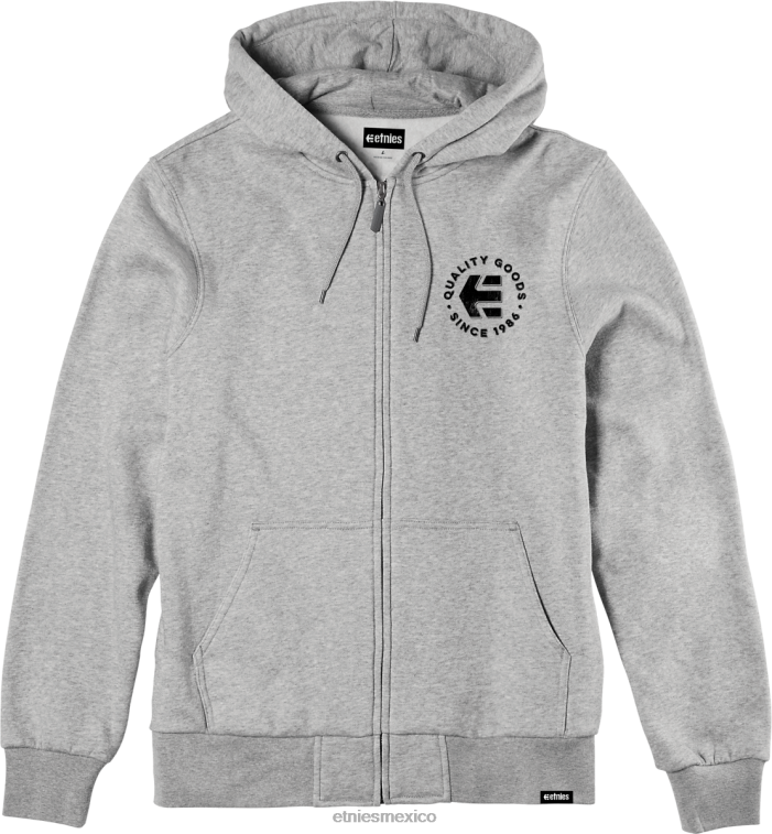desde 1986 jersey con cremallera etnies gris-brezo LP80X129 Etnies gris-brezo
