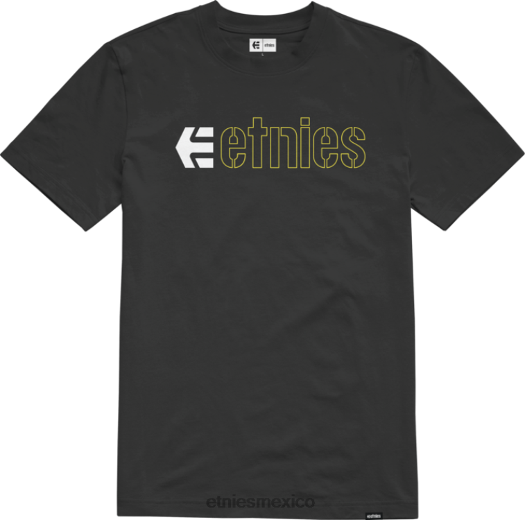 etnies ecorp camiseta niños negro-blanco-amarillo LP80X199 Etnies negro-blanco-amarillo