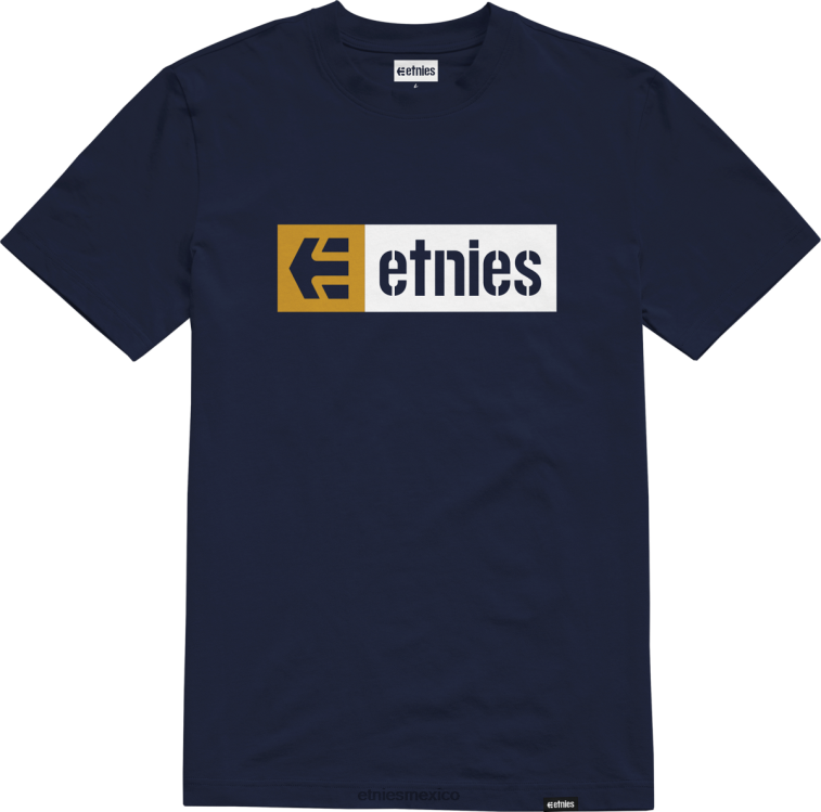 nueva caja de camiseta etnies azul marino-gum LP80X87 Etnies chicle azul marino