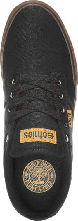 barcaza ls etnies negro/goma LP80X547 Etnies negro/goma/plata