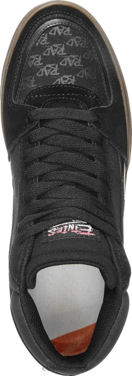 tornillo vulc mid x rad negro/goma etnies LP80X720 Etnies negro/goma