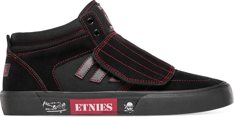 etnies negro/rojo windrow vulc mid x rebel sports LP80X683 Etnies negro/rojo