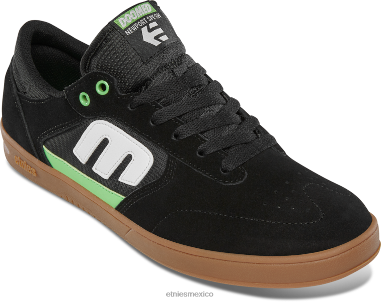 windrow x doomed etnies negro/verde LP80X727 Etnies negro/verde/goma
