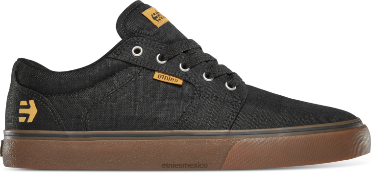 etnies barge ls negro-gum-plata LP80X25 Etnies negro-goma-plata
