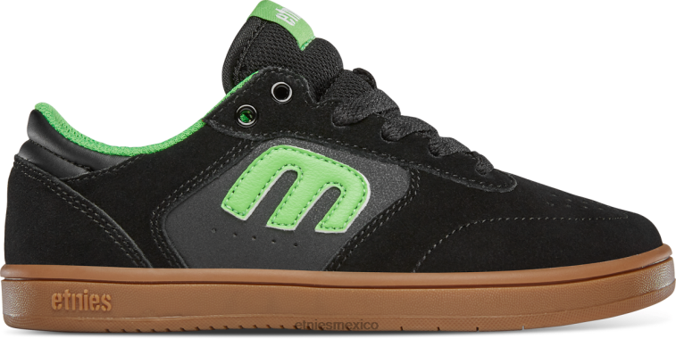 hilera niños negro/verde etnies LP80X870 Etnies negro/verde/goma
