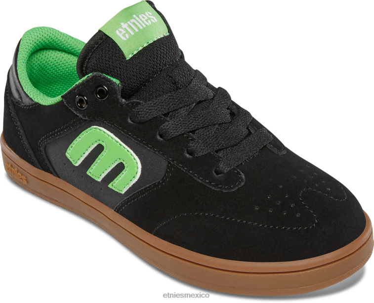 hilera niños negro/verde etnies LP80X870 Etnies negro/verde/goma