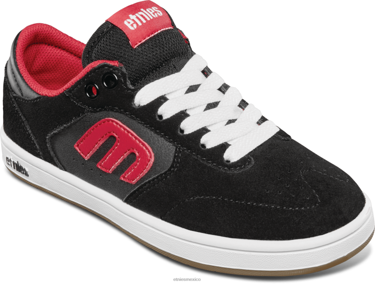etnies negro-rojo-blanco hilera niños LP80X194 Etnies negro-rojo-blanco